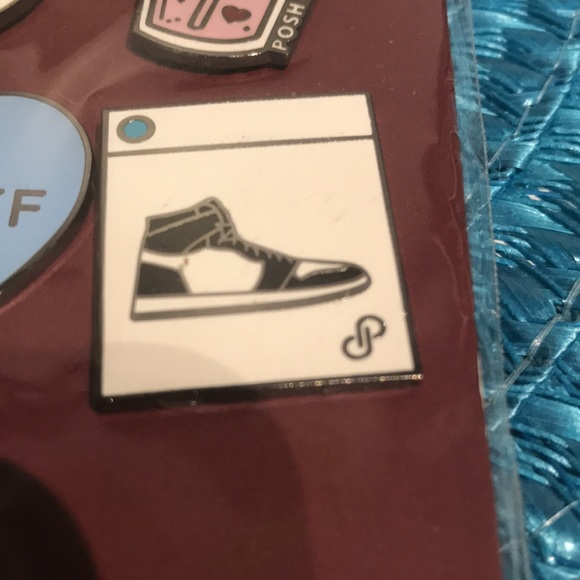 Poshmark Business Puns Set (4) Enamel Pins Your PoshFixing PFF Lo… - Picture 5 of 7